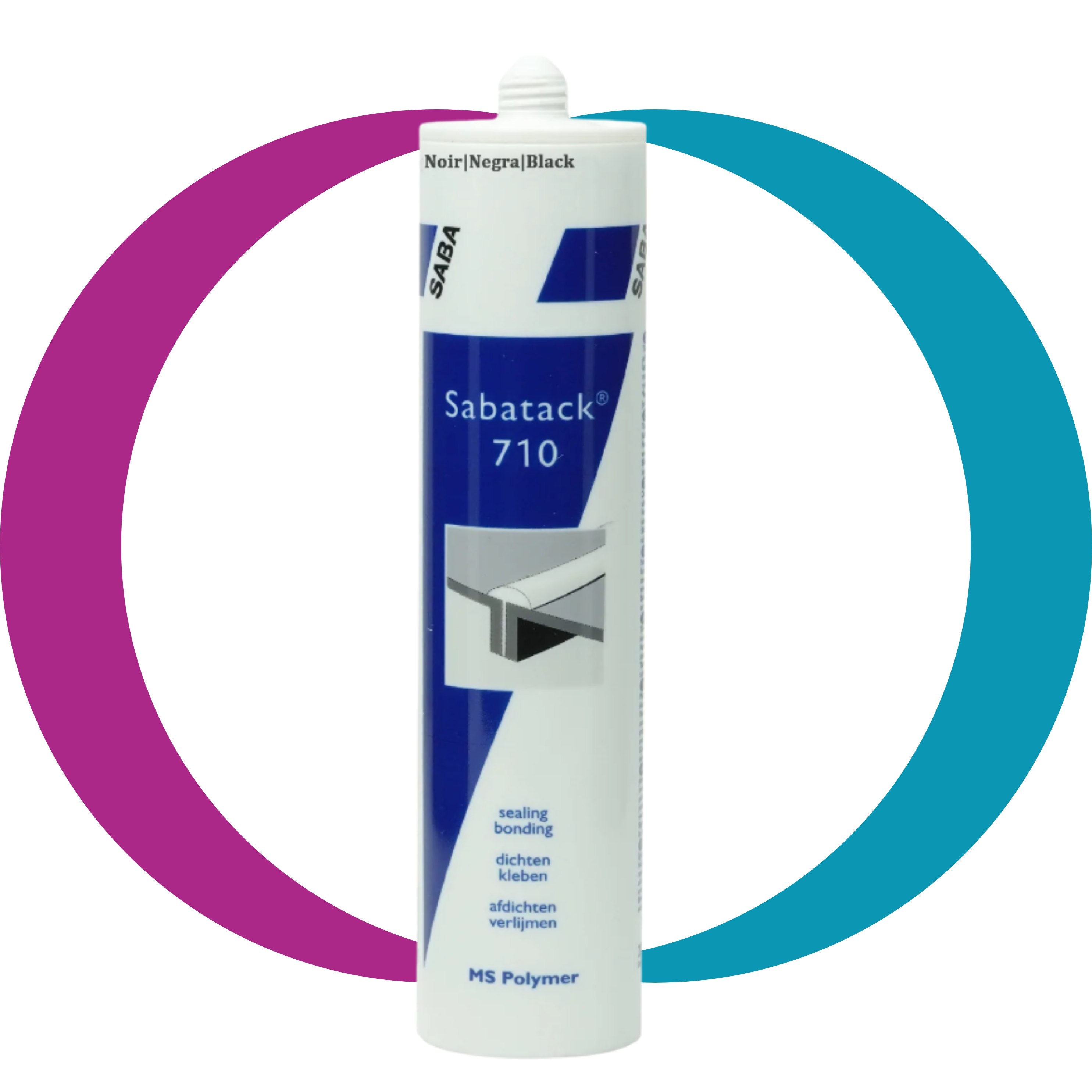 Marine Caulk Adhesive and Sealant (Sabatack 710) Chemique Adhesives